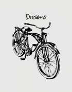 Υφασμάτινη τσάντα με στάμπα Dreams