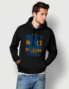 Hoodied φούτερ με στάμπα Hockey heroes