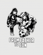 Μπλουζάκι με στάμπα From father to son 4
