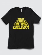 Μπλουζάκι με τύπωμα Best dad in the galaxy