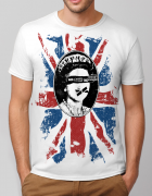 Μπλουζάκι με στάμπα God save the queen