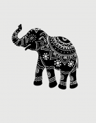 Μπλουζάκι με στάμπα Indian Elephant