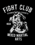 Μπλουζάκι με τύπωμα Fight Club Mixed Martial Arts