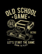 Μπλουζάκι με στάμπα Old school game