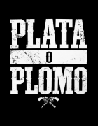 Hoodie με τύπωμα Plata o plomo