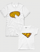 Μπλουζάκια με τύπωμα Pizza and piece