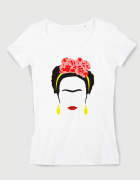 Μπλουζάκι με στάμπα Frida Kahlo