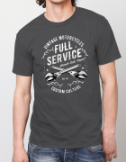 Μπλουζάκι με τύπωμα Vintage Motorcycles - Full Service