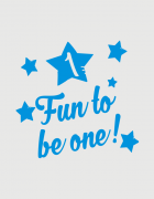 Μπλουζάκι με στάμπα Fun to be one!