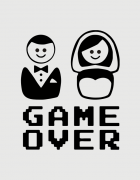 Κούπα κεραμική με τύπωμα Game over