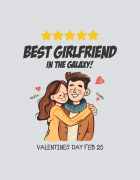 Κούπα κεραμική με τύπωμα Best Girlfriend