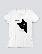 Μπλουζάκι με τύπωμα Meow?