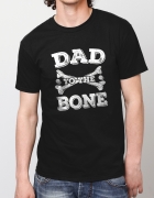 Μπλουζάκι με τύπωμα Dad to the Bone