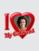 Φουτεράκι με τύπωμα I Love My Girlfriend