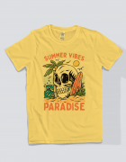 Μπλουζάκι με στάμπα Summer Vibes Paradise 