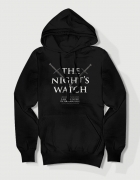 Hoodied φούτερ με στάμπα The night's watch