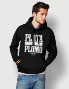 Hoodie με τύπωμα Plata o plomo