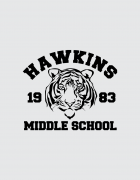 Μπλουζάκι με τύπωμα Hawkins