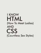 Μπλουζάκι με στάμπα I know HTML