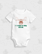 Μπλουζάκι με στάμπα Riding with dad