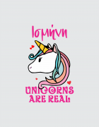 Παιδικό φορμάκι με στάμπα Unicorns are real