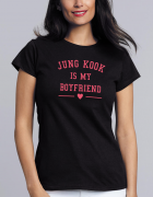 Μπλουζάκι με τύπωμα Jung Kook is my boyfriend