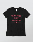 Μπλουζάκι με τύπωμα Jung Kook is my boyfriend