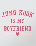 Μπλουζάκι με τύπωμα Jung Kook is my boyfriend