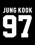 Κολλεγιακή ζακέτα με τύπωμα BTS - Jung Kook