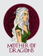 Μπλουζάκι με τύπωμα Mother of Dragons