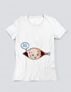 Μπλουζάκι με τύπωμα Hi