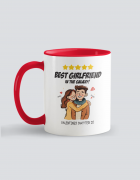 Κούπα κεραμική με τύπωμα Best Girlfriend