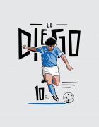 Μπλουζάκι με τύπωμα El Diego