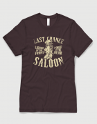 Μπλουζάκι με στάμπα Last Chance Saloon