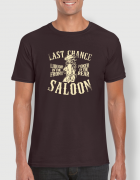 Μπλουζάκι με στάμπα Last Chance Saloon