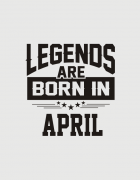 Μπλουζάκι με στάμπα Queens are born in April