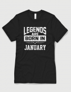 Μπλουζάκι με στάμπα Queens are born in January