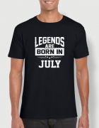 Μπλουζάκι με στάμπα Legends are born in July
