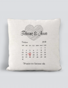 Μαξιλάρι με τύπωμα Love Diary