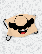 Μάσκα παιδική με τύπωμα Mario Face