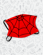 Μάσκα παιδική με τύπωμα  Spider mask