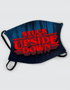 Μάσκα με εκτύπωση Stuck in the upside down