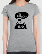 Μπλουζάκι με τύπωμα Meow