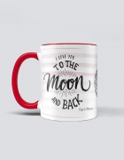 Κούπα με τύπωμα To the moon and back