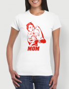 Μπλουζάκι με στάμπα Mom