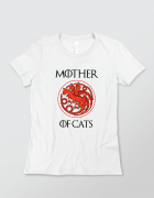 Μπλουζάκι με τύπωμα Mother of Cats
