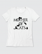 Μπλουζάκι με τύπωμα Mother of Cats