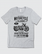 Μπλουζάκι με τύπωμα Αuthentic Classic Motorcycle