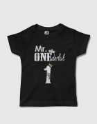 Μπλουζάκι με στάμπα Mr.Onederful