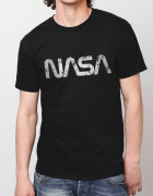 Μπλουζάκι με τύπωμα NASA logo distressed